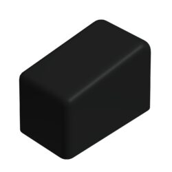 Kaydırmaz Merdiven Ayağı Plastiği Merdiven Pabucu 20x40 Mm Siyah-1.jpg