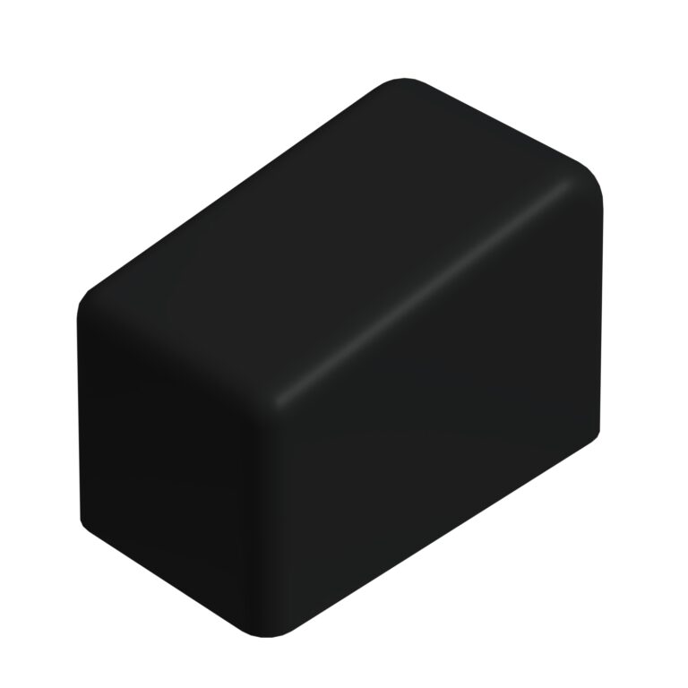 Kaydırmaz Merdiven Ayağı Plastiği Merdiven Pabucu 20x40 Mm Siyah-1.jpg