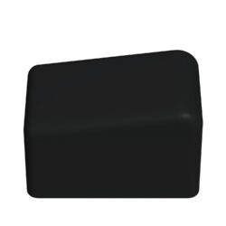 Kaydırmaz Merdiven Ayağı Plastiği Merdiven Pabucu 20x40 Mm Siyah-4.jpg