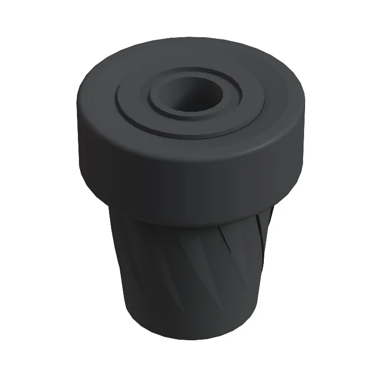 Baston Lastiği Kanedyen Koltuk Değneği Asa Lastiği 22 Mm Antrasit Gri-1.jpg