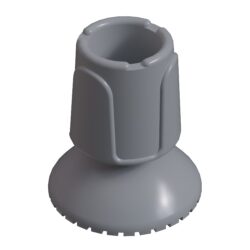 Baston Lastiği Kanedyen Koltuk Değneği Asa Lastiği Yayvan 19 Mm Antrasit Gri-1.jpg