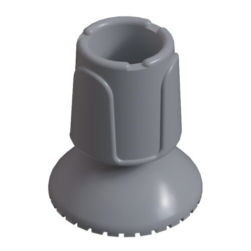 Baston Lastiği Kanedyen Koltuk Değneği Asa Lastiği Yayvan 19 Mm Antrasit Gri-1.jpg