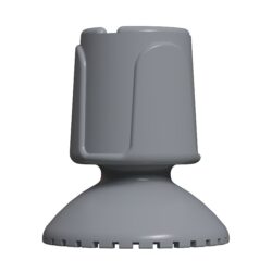 Baston Lastiği Kanedyen Koltuk Değneği Asa Lastiği Yayvan 19 Mm Antrasit Gri-2.jpg