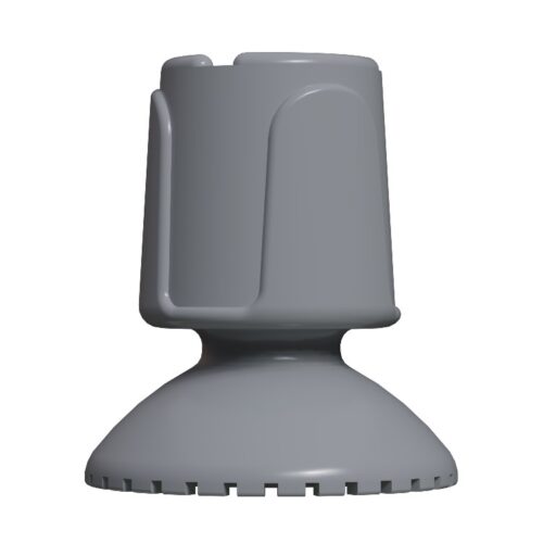 Baston Lastiği Kanedyen Koltuk Değneği Asa Lastiği Yayvan 19 Mm Antrasit Gri-2.jpg