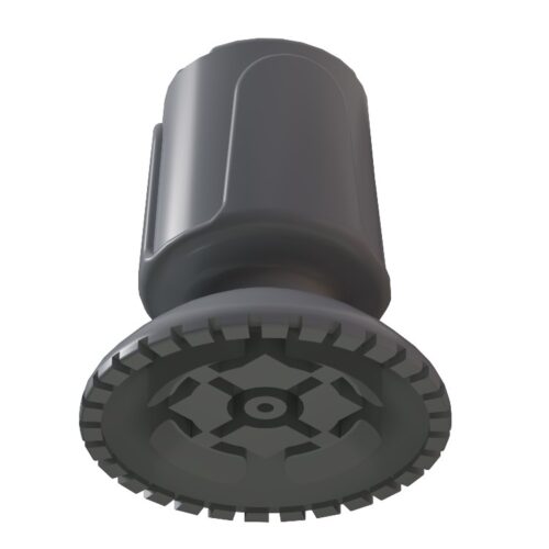 Baston Lastiği Kanedyen Koltuk Değneği Asa Lastiği Yayvan 19 Mm Antrasit Gri-3.jpg