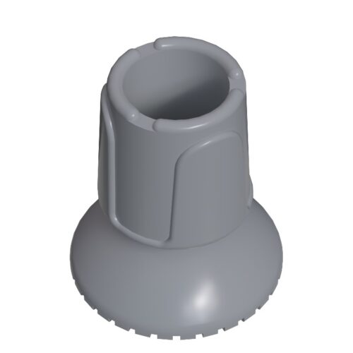 Baston Lastiği Kanedyen Koltuk Değneği Asa Lastiği Yayvan 19 Mm Antrasit Gri-4.jpg