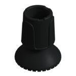 Baston Lastiği Kanedyen Koltuk Değneği Asa Lastiği Yayvan 19 Mm Siyah-1.jpg