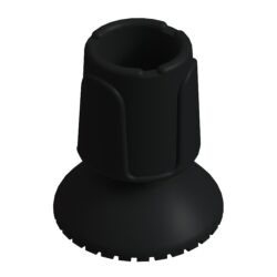 Baston Lastiği Kanedyen Koltuk Değneği Asa Lastiği Yayvan 19 Mm Siyah-1.jpg