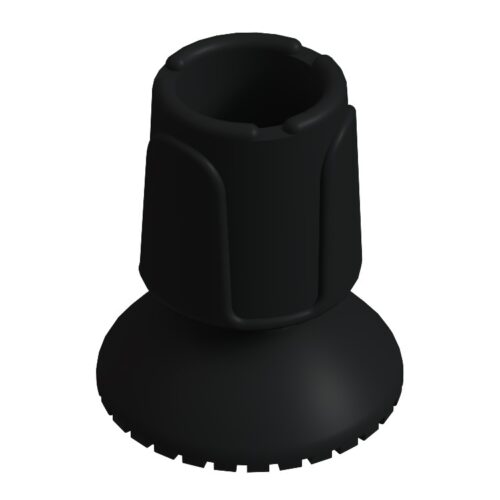 Baston Lastiği Kanedyen Koltuk Değneği Asa Lastiği Yayvan 19 Mm Siyah-1.jpg