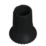 Baston Lastiği Kanedyen Koltuk Değneği Asa Lastiği Yayvan 19 Mm Siyah-4.jpg