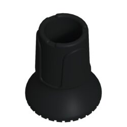 Baston Lastiği Kanedyen Koltuk Değneği Asa Lastiği Yayvan 19 Mm Siyah-4.jpg