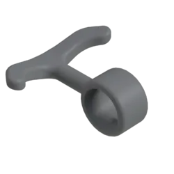 19 Mm Boru İçin Plastik Askılık - Gri-1.jpg