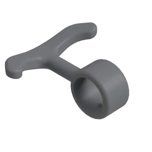 19 Mm Boru İçin Plastik Askılık - Gri-1.jpg