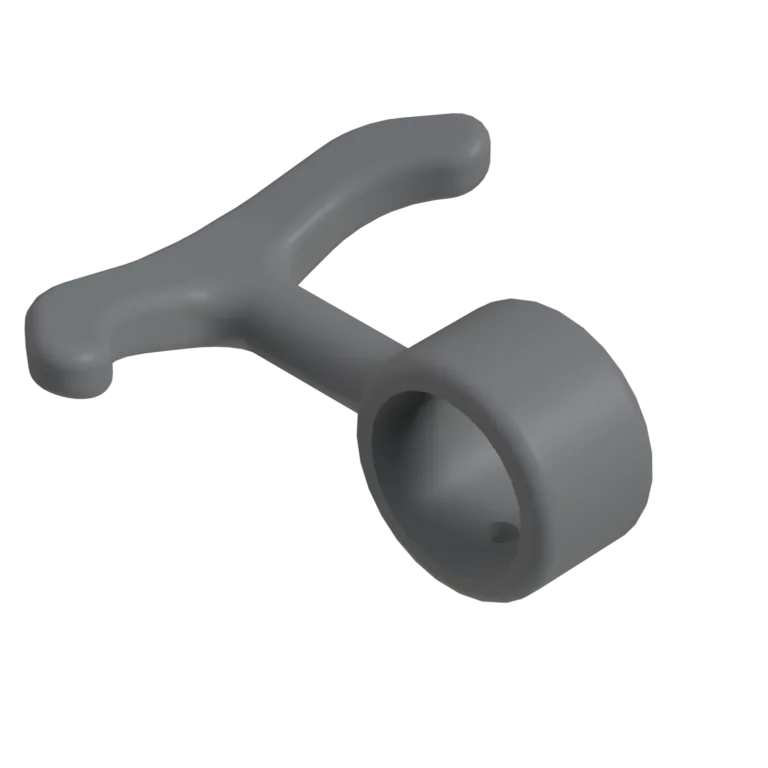 19 Mm Boru İçin Plastik Askılık - Gri-1.jpg