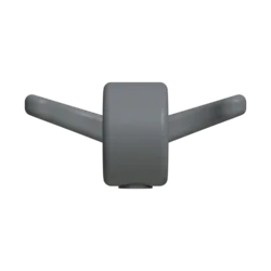 19 Mm Boru İçin Plastik Askılık - Gri-2.jpg