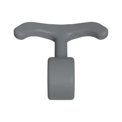 19 Mm Boru İçin Plastik Askılık - Gri-4.jpg