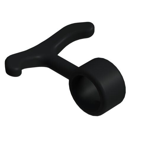 19 Mm Boru İçin Plastik Askılık - Siyah-1.jpg