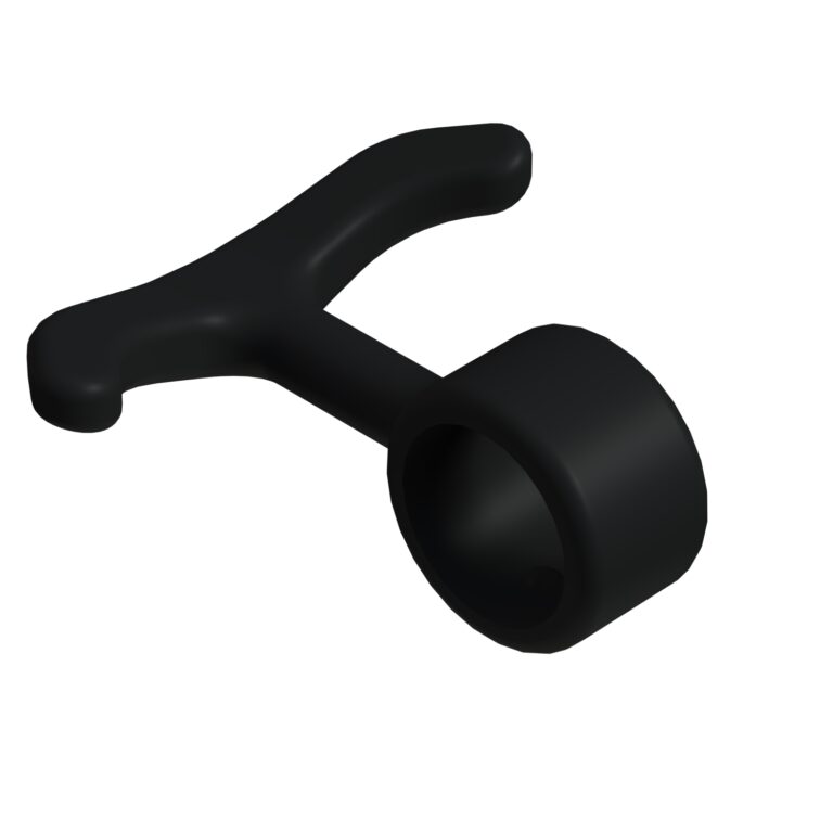 19 Mm Boru İçin Plastik Askılık - Siyah-1.jpg