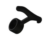 19 Mm Boru İçin Plastik Askılık - Siyah-3.jpg