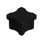 25x25 Mm Düz Konferans Sandalyesi Tapası Siyah-1.jpg