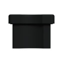 25x25 Mm Düz Konferans Sandalyesi Tapası Siyah-2.jpg