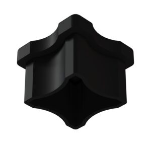 25x25 Mm Düz Konferans Sandalyesi Tapası Siyah-3.jpg