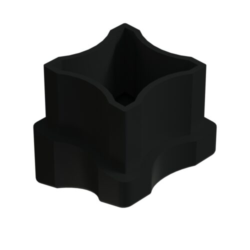 25x25 Mm 16 Dereceli İç Profil Tapası Siyah-1.jpg