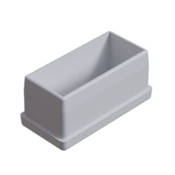 25x50 Mm İç Profil Tapası 1.2 Mm Ral9016 Beyaz-1.jpg