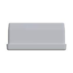 25x50 Mm İç Profil Tapası 1.2 Mm Ral9016 Beyaz-2.jpg