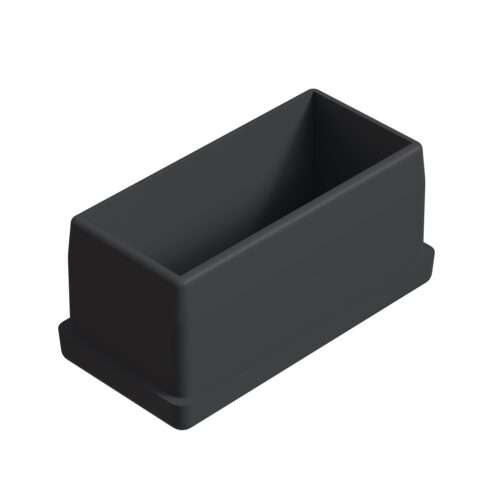25x50 Mm İç Profil Tapası 1.2 Mm Ral7035-1.jpg