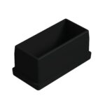 25x50 Mm İç Profil Tapası 1.2 Mm Siyah-1.jpg