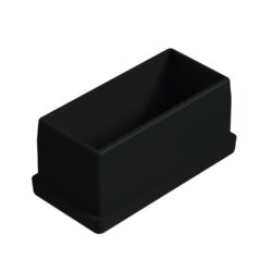 25x50 Mm İç Profil Tapası 1.2 Mm Siyah-1.jpg