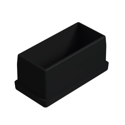 25x50 Mm İç Profil Tapası 1.2 Mm Siyah-1.jpg