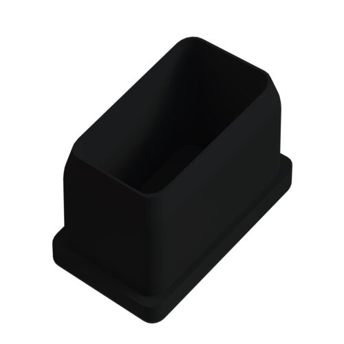 30x40 Mm 20 İç Dereceli Profil Tapası Siyah-1.jpg