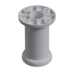 10 Cm Ares Ayak Kendinden Vidalı Beyaz-1.jpg