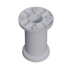 10 Cm Ares Ayak Kendinden Vidalı Beyaz-4.jpg