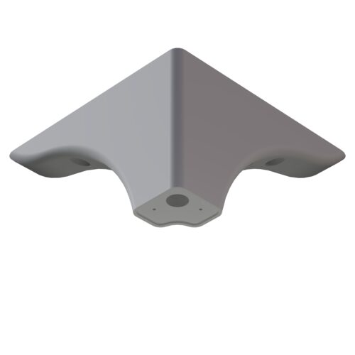 10 Cm Plastik Ayak Mobilya Dolap Kanepe Tv Ünitesi Ayağı Beyaz - Düz Lükens Beyaz-3.jpg