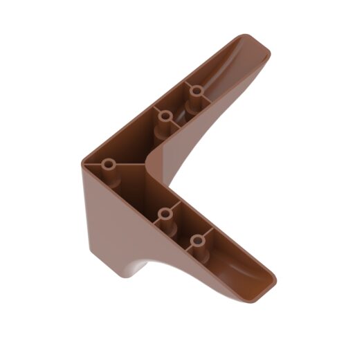 10 Cm Plastik Ayak Mobilya Dolap Kanepe Tv Ünitesi Ayağı Beyaz - Düz Lükens Ceviz-4.jpg