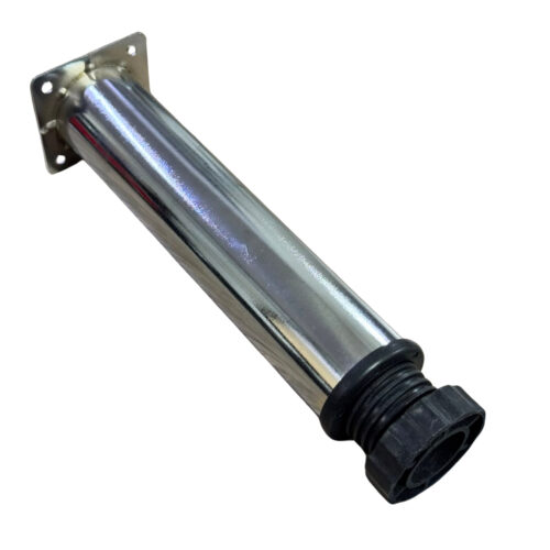 Tablalı Ayarlı Metal Dolap Tezgah Baza Koltuk Kanepe Ayağı Krom Çap:42 Mm 20 Cm-2.jpg
