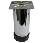 Tablalı Ayarlı Metal Dolap Tezgah Baza Koltuk Kanepe Ayağı Krom Çap:42 Mm 8 Cm-1.jpg