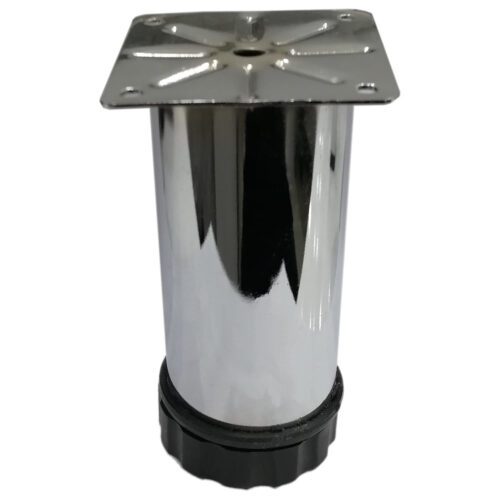 Tablalı Ayarlı Metal Dolap Tezgah Baza Koltuk Kanepe Ayağı Krom Çap:42 Mm 8 Cm-1.jpg