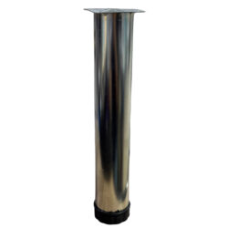 Tablalı Ayarlı Metal Dolap Tezgah Baza Sehpa Koltuk Kanepe Ayağı Krom Çap:51 Mm 35 Cm-1.jpg