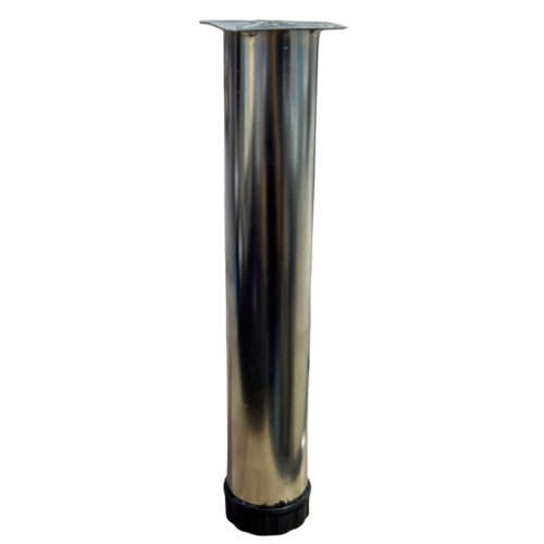 Tablalı Ayarlı Metal Dolap Tezgah Baza Sehpa Koltuk Kanepe Ayağı Krom Çap:51 Mm 35 Cm-1.jpg