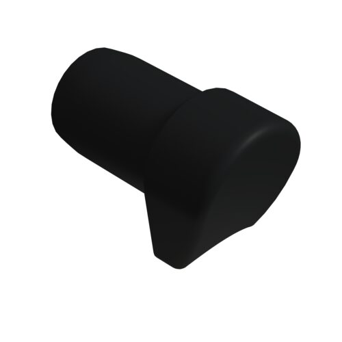 25 Mm At Nalı Sandalye Pabucu 1.5 Mm Siyah-1.jpg