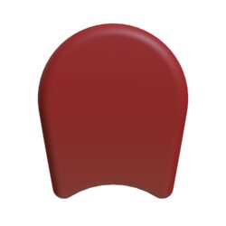 25 Mm At Nalı Kademeli Sandalye Pabucu Kırmızı-2.jpg