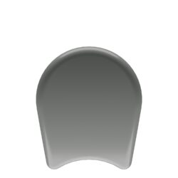 25 Mm At Nalı Kademeli Sandalye Pabucu Ral7035 Antrasit Gri-2.jpg