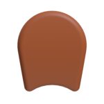 25 Mm At Nalı Kademeli Sandalye Pabucu Turuncu-2.jpg