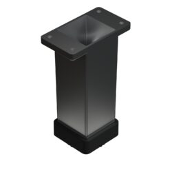 40x40 10 Cm Plastik Ayak Krom-1.jpg