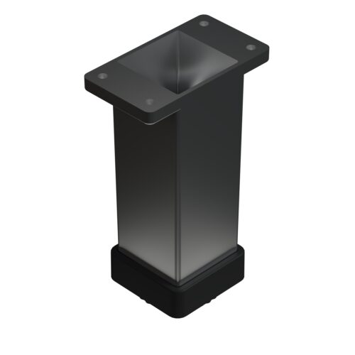 40x40 10 Cm Plastik Ayak Krom-1.jpg