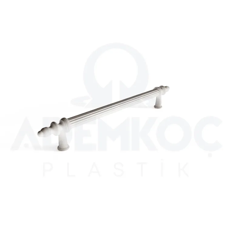 Kumru 128 Mm Çekmece Dolap Mobilya Kulpu Sert Plastik Polimer Beyaz-3.jpg